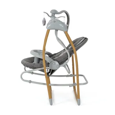 נדנדה וטרמפולינה לתינוק טוויגי מונטנה ביי מסגרת עץ – Twigy Montana Bay™ 2 in 1