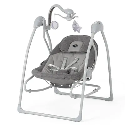 נדנדה וטרמפולינה לתינוק טוויגי מונטנה ביי מסגרת אפורה – Twigy Montana Bay™ 2 in 1