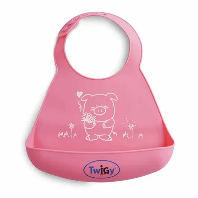 סינר סיליקון לתינוק טוויגי – Twigy Silicone Baby Bib