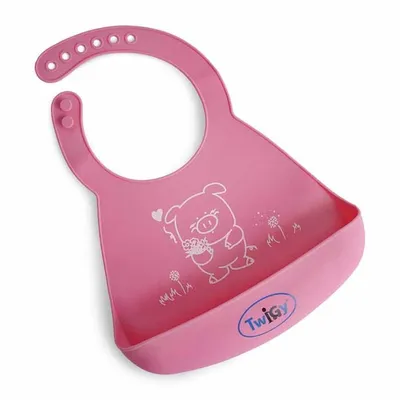 סינר סיליקון לתינוק טוויגי – Twigy Silicone Baby Bib