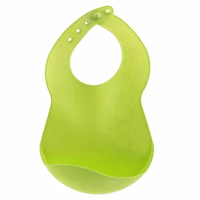 סינר פלסטיק צ’יקו – Chicco Hard Bib +6 Natural ירוק - Green