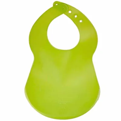 סינר פלסטיק צ’יקו – Chicco Hard Bib +6 Natural ירוק - Green
