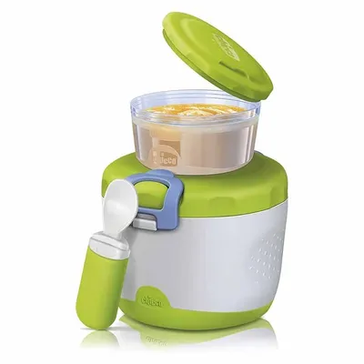 קופסא לאחסון מזון צ’יקו 2 חלקים תרמית – Chicco Thermal Food Container System