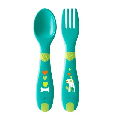 סט מזלג וכפית צ’יקו – Chicco First Cutlery Neutral