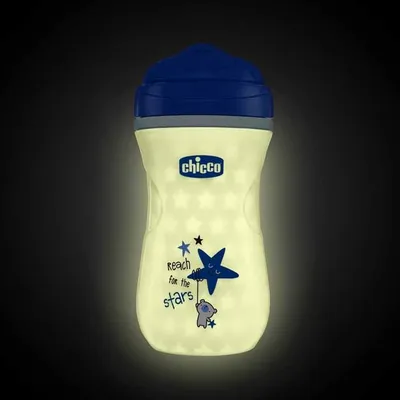 בקבוק שתייה צ’יקו מאיר בחושך – Chicco Glowing Cup +14M