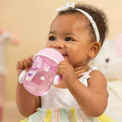 כוס אימון צ’יקו עם פיית סיליקון – Chicco Transition cup +4M