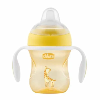 כוס אימון צ’יקו עם פיית סיליקון – Chicco Transition cup +4M