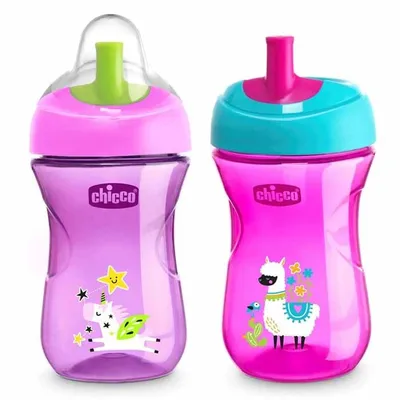 כוס שתייה צ’יקו עם פיה – Chicco Advanced cup +12M