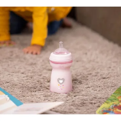 בקבוק צ’יקו נטורל פילינג ורוד – Chicco Natural Feeling Pink