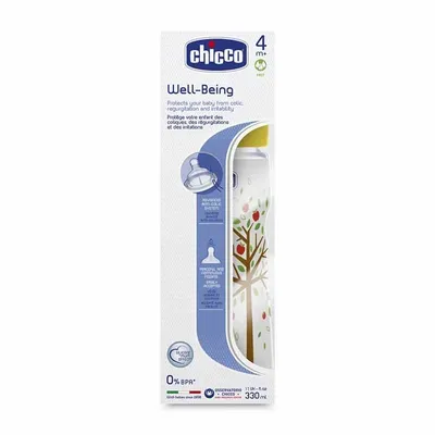 בקבוק צ’יקו וולביאינג 330 מ”ל – Chicco Well Being Feeding Bottle