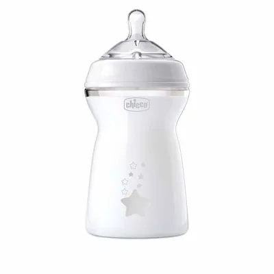 בקבוק צ’יקו נטורל פילינג עם כוכבים – Chicco Natural Feeling Bottle My Little Star