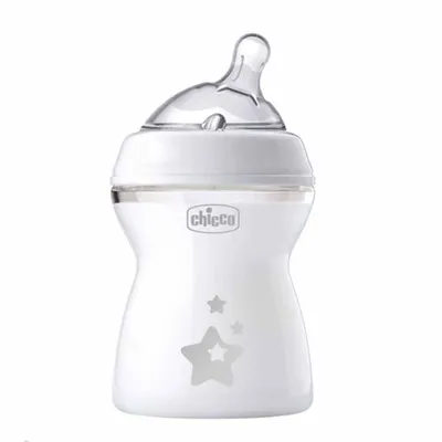 בקבוק צ’יקו נטורל פילינג עם כוכבים – Chicco Natural Feeling Bottle My Little Star