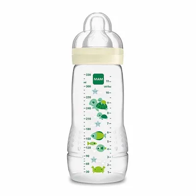 בקבוק הזנה לתינוק מאמ 330 מ”ל 4+ – MAM