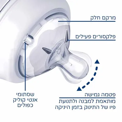 פטמת סיליקון צ’יקו נטורל פילינג – Chicco Natural Feeling Teat