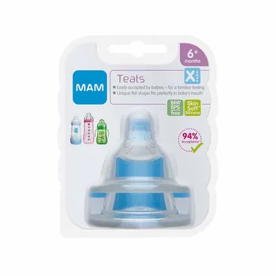 זוג פטמות לבקבוקי מאמ – MAM