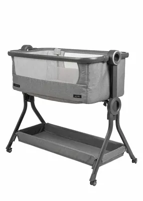 עריסה נצמדת למיטה ספורט ליין עלמה – אפור מלאנג’- Sport Line