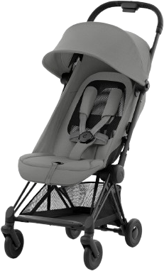 עגלה סייבקס קויה שלדה שחורה | ידית שחורה – Cybex Coya