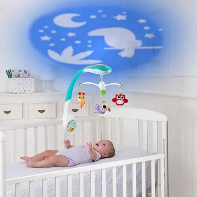 מובייל מוזיקלי צ’יקו היער הקסום עם מקרן – Chicco New Magic Forest Mobile Projection