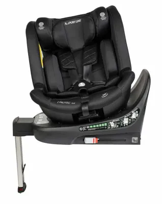 כיסא בטיחות מסתובב משולב בוסטר הכולל רגלית - I-Protec Plus