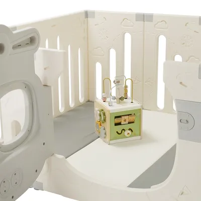 ערכת גדר פעילות + משטח פעילות מתקפל טוויגי – ™Twigy Lay & Play™ + My Playspace