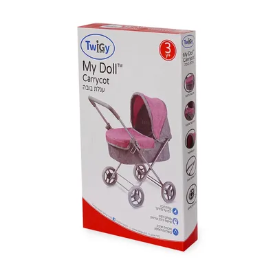 עגלת בובה עם סל שכיבה טוויגי – Twigy My Doll™ Carrycot