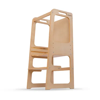 מגדל למידה דייניז אוקלנד עץ טבעי – Dainy’s Oakland™ Natural