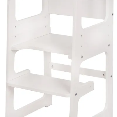 מגדל למידה דייניז אוקלנד עץ לבן – Dainy’s Oakland™ White