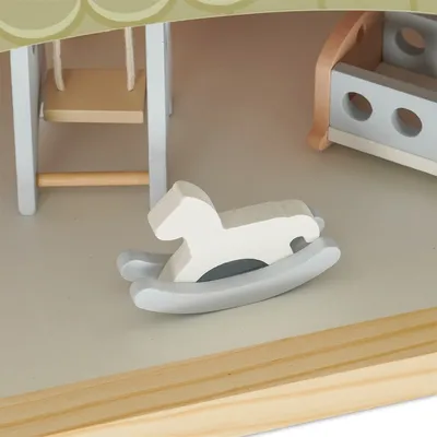 בית בובות מאובזר וילה אורבנית מעץ דייניז – Dainy’s Wooden Urban Villa Doll House