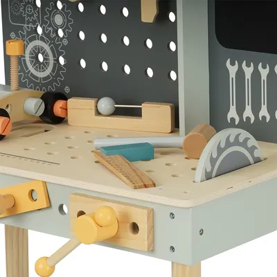 שולחן עבודה מעץ דייניז – Dainy’s Wooden Workbench