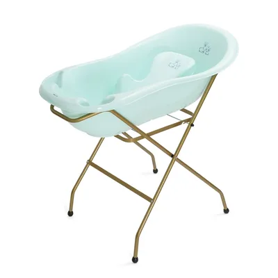 ערכת אמבטיה טגה בייבי 102 ס”מ ליין ארנבים | אמבטיה + מושב אמבטיה + מעמד אמבטיה זהוב – Tega Baby