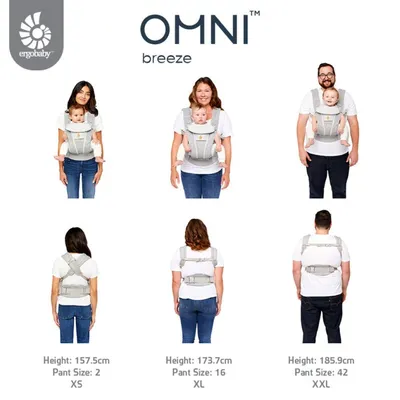 מנשא Omni Breeze – אפור גרפיט רשת