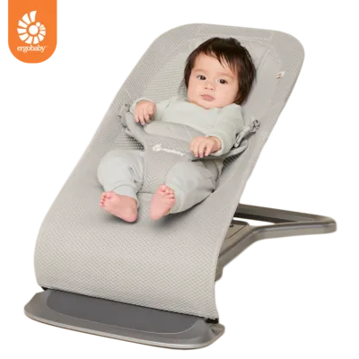 טרמפולינת evolve – אפור בהיר מבד רשת מבית ארגו בייבי