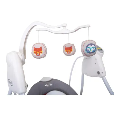 נדנדה חשמלית כולל שנאי Loving Hug עם 6 מהירויות נדנוד ושנאי