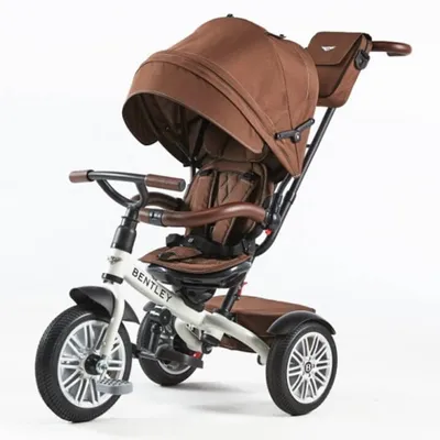 תלת אופן מפואר 6-ב-1 דגם בנטלי חום