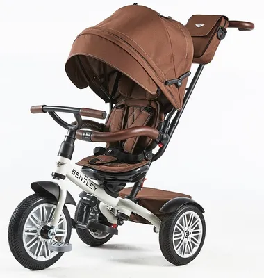 תלת אופן מפואר 6-ב-1 דגם בנטלי חום