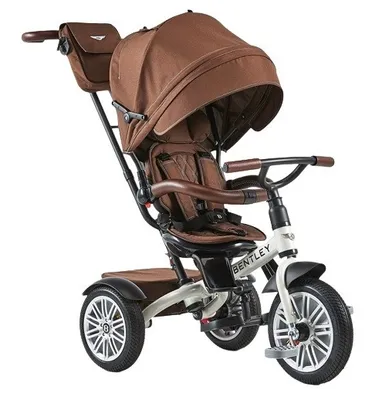 תלת אופן מפואר 6-ב-1 דגם בנטלי חום