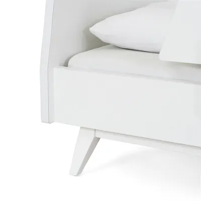 מיטת מעבר דייניז קרוליין לבן קלאסי – Dainy’s Caroline Toddler Bed Classic White 130×70 cm