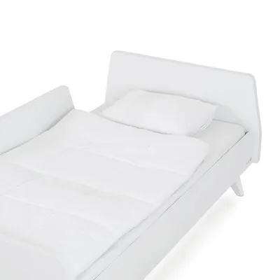 מיטת מעבר דייניז קרוליין לבן קלאסי – Dainy’s Caroline Toddler Bed Classic White 130×70 cm