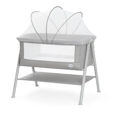 עריסה לתינוק דאלאס מסגרת אפורה – Dallas Baby Crib