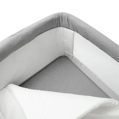 עריסה לתינוק דאלאס מסגרת אפורה – Dallas Baby Crib