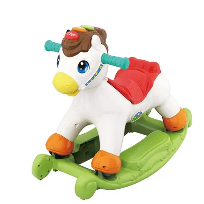 סוס רכיבה ונדנדה הולה טויס - Huile toys 2-in-1 Rocking & Riding Pony