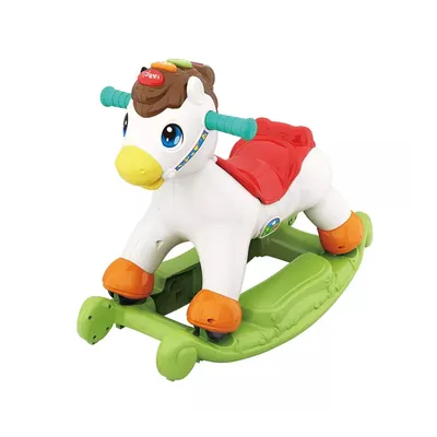 סוס רכיבה ונדנדה הולה טויס - Huile toys 2-in-1 Rocking & Riding Pony