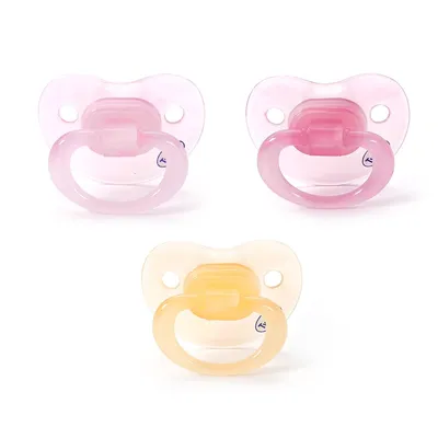 שלישיית מוצצי סיליקון טוויגי 3+ חודשים Flawlesse™ Silicone Pacifier