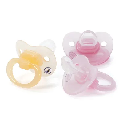 שלישיית מוצצי סיליקון טווגי 6+ חודשים – Flawlesse™ Silicone Pacifier