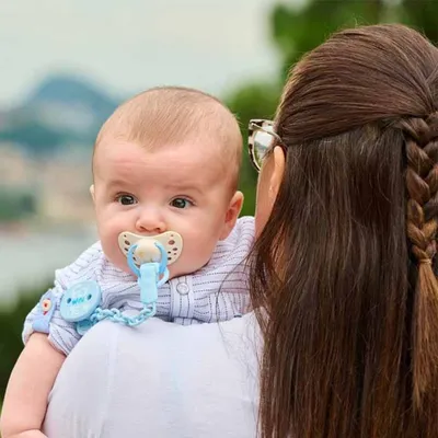 מחזיק מוצץ עם שרשרת צ’יקו – Chicco Adaptable Easy Clip With Chain