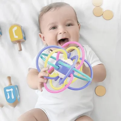 נשכן רעשן עיגולים האנגר – Huanger Baby Molars Toys