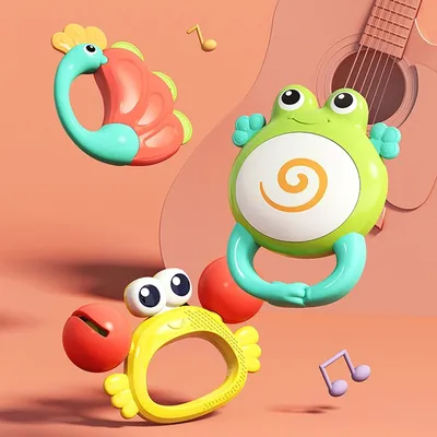נשכן הולה טויס תזמורת בעלי חיים צפרדע – Hola Toys Animal Orchestra Rattle Frog