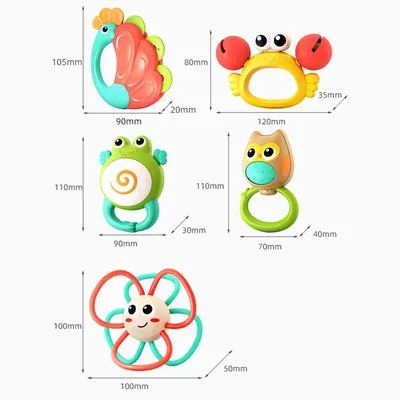 נשכן הולה טויס תזמורת בעלי חיים חמניה – Hola Toys Animal Orchestra Rattle Sunflower