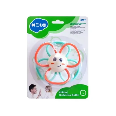 נשכן הולה טויס תזמורת בעלי חיים חמניה – Hola Toys Animal Orchestra Rattle Sunflower