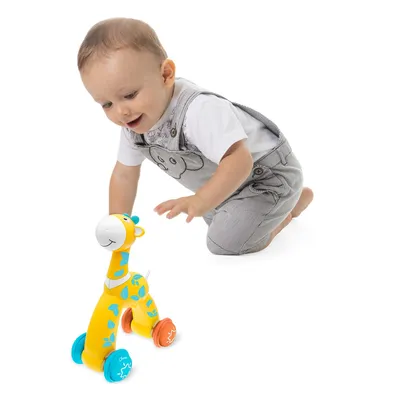 צעצוע ג’ירף על גלגלים צ’יקו – Chicco Push and Go Giraffe
